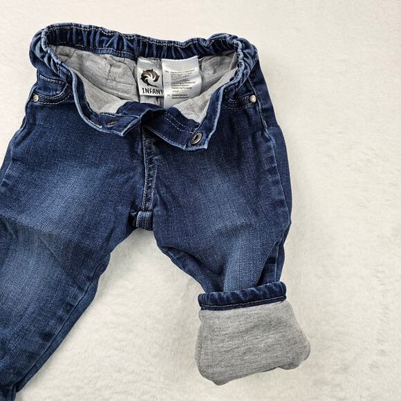 Infant Toddler Outfit Size 12 mos Mayoral Lined Jeans Baby Starters Bodysuit - Picture 10 of 16